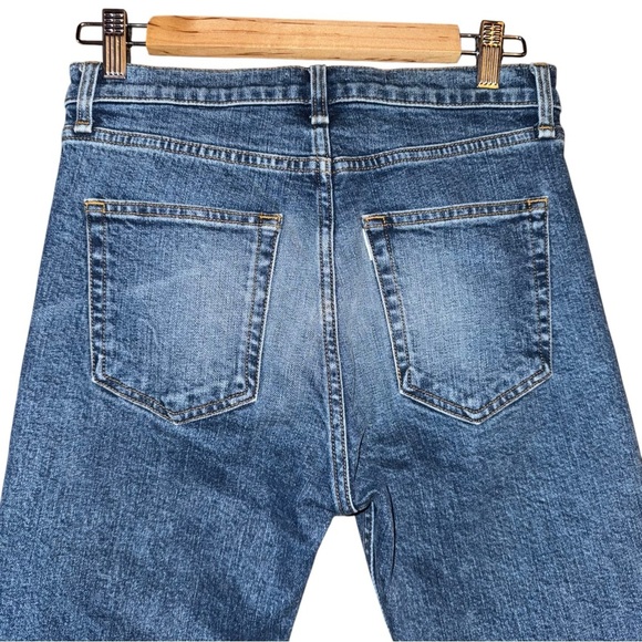 ASKK NY High-Rise Ankle Skinny Jeans Medium Blue Wash Size 27 - Picture 9 of 16